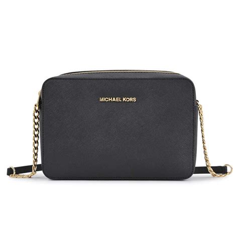 michael michael kors large ew crossbody bag black|Michael Kors Crossbody wallet bag.